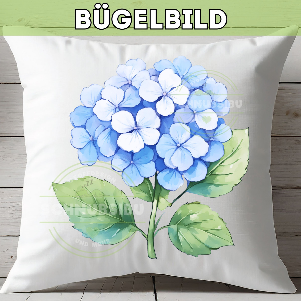 Bügelbild Blume